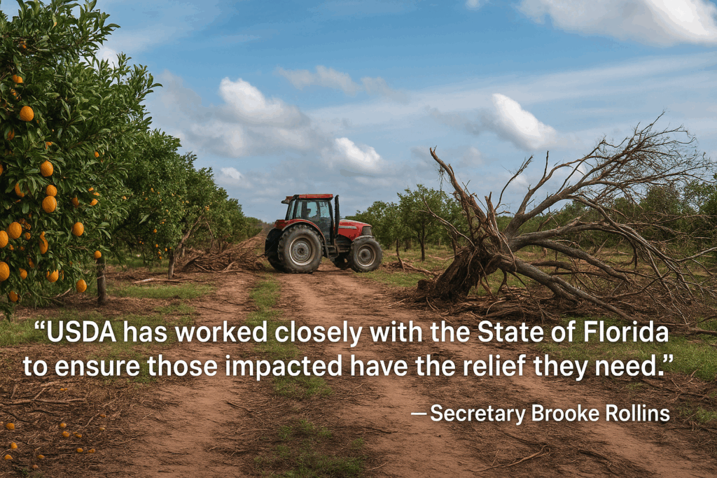 Usda Disaster Programs USDA Announces Millions in Hurricane Relief for Florida Farmers ...