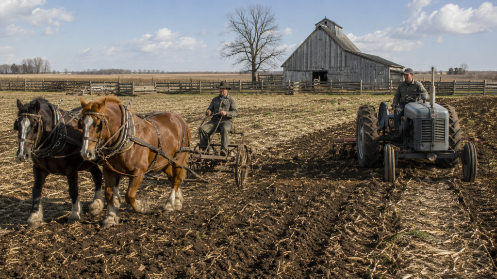 From Horsepower to Tractor Power: A Slow Farm Revolution